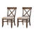 Francisco 21"W Farmhouse Ergonomic Fit Dining Chair with Soild Wood Legs (Set of 2)