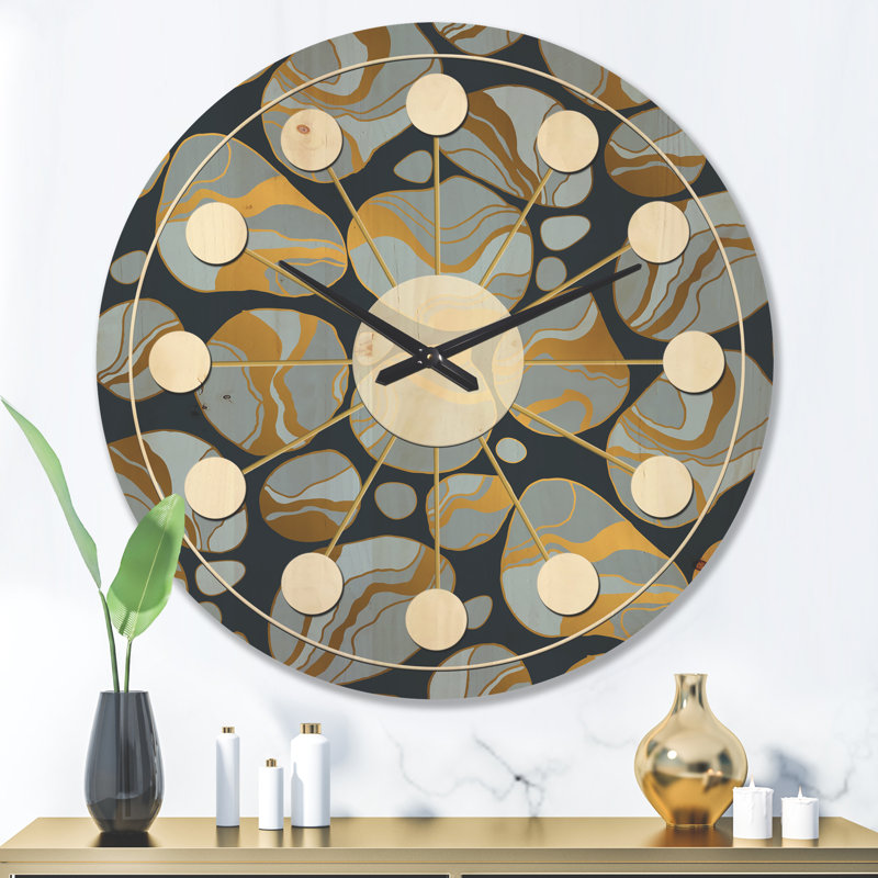 Horloge murale Marble Design IV, Très grand