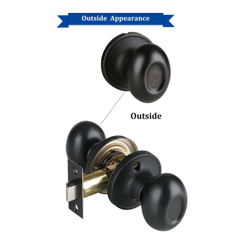 1.1'' Diameter Passage (Hall & Closet) Bronze