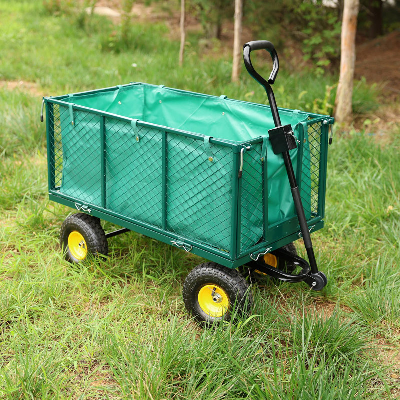 Le chariot à fleurs est plus facile à transporter