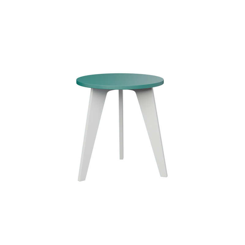 Nordic Outdoor Side Table, Teal