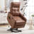 25" W Power Lift Chair Recliners Infinite Position With Heat and 8 Point Massage-1260889299