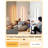 LED Corner Floor Lamp With Remote Control, Dimmable Standing Lamp For Living Room, Bedroom, Home Office, 7 Color Temperature Adjustable, Minimalist Design-149974706