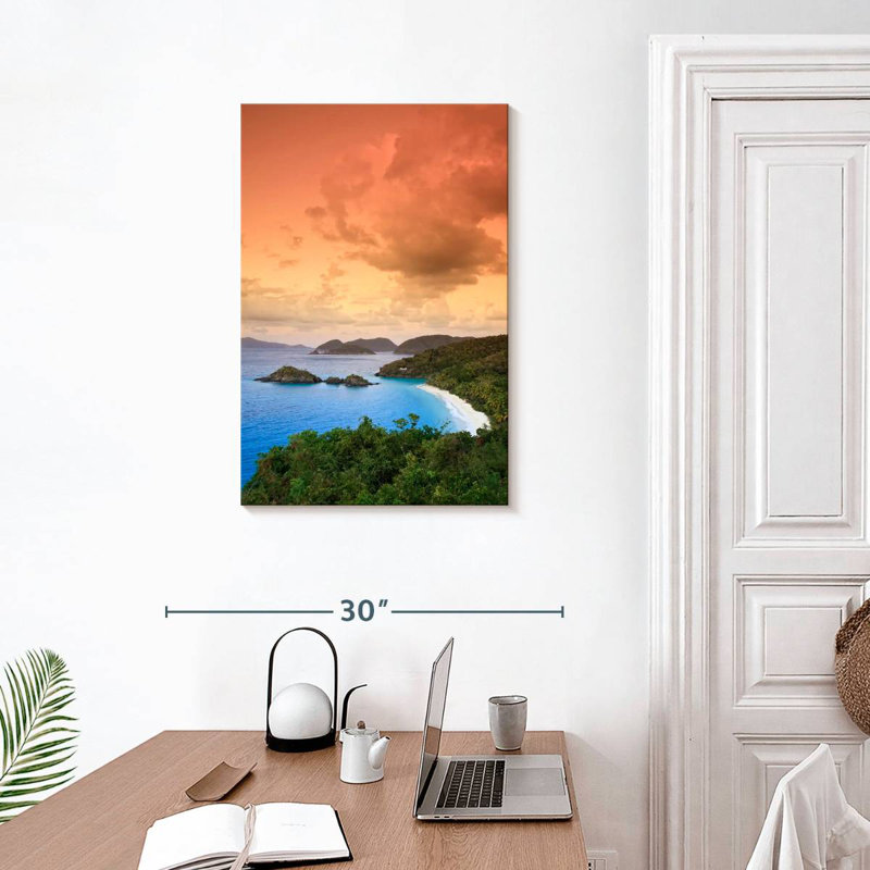 Gillard Trunk Bay Sunset, 30" H x 20" W