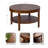 Ardentown Tiered Round Mango Wood Coffee Table-108581085