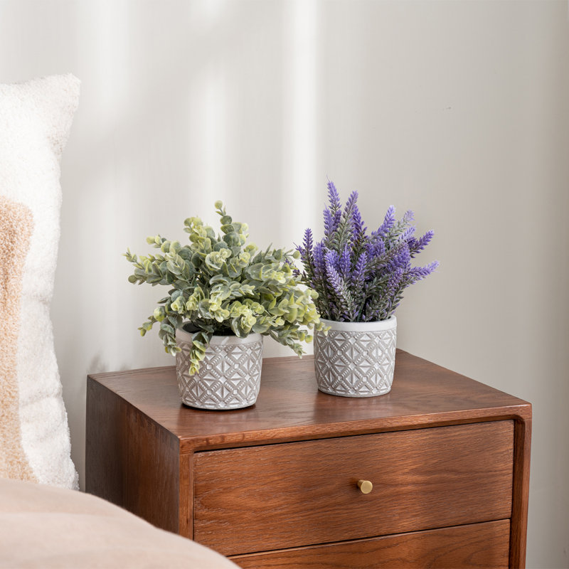 2 - Piece Artificial Plant Set