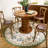 Chinoiserie Floral Rug Vintage Romance Design Washable Non-slip Green/Beige-503699253-511287984