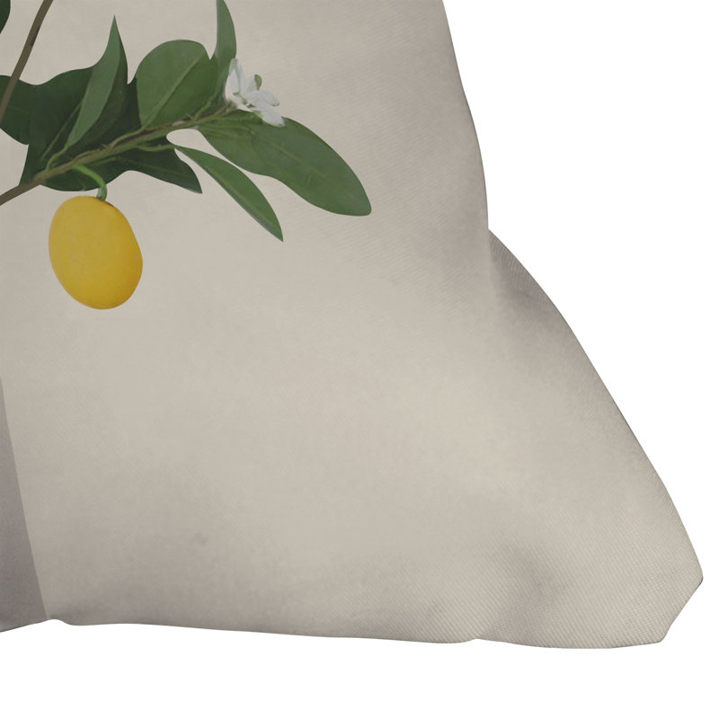  Coussin décoratif floral intérieur / extérieur réversible, H 26 po x l 26 po