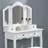 Sanlo Wooden Vanity Make Up Table And Stool Set-404892873