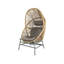 Hive Patio Chair in Natural Aluminum Base with Cushions