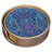 LLB-Round coaster set of 4 - Dangeous Damask