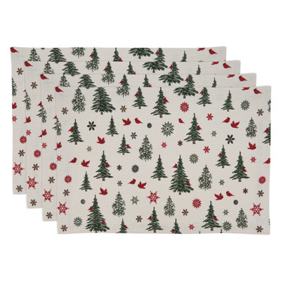 Bradan Cotton Animals/Nature Rectangle Placemat