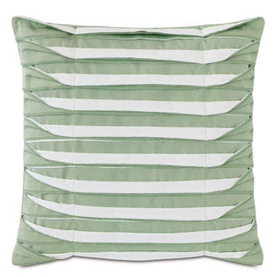 Plisse Ruffled Sunbrella® Outdoor Throw Pillow