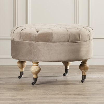 Ronni Velvet Ottoman