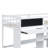 Okane Kids Twin Loft Bed with Drawers-355793342