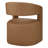  Bralan Polyester Upholstered Side Dining Chair with Casters-124567367