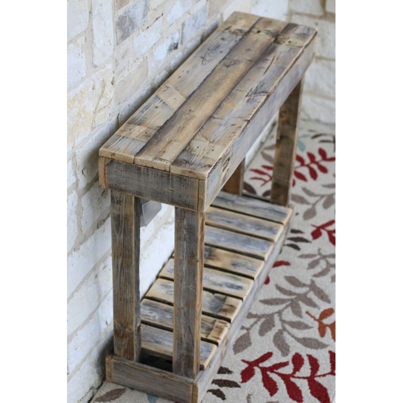 Mercurio 36'' Solid Wood Console Table, Natural