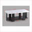 Ensemble de tables basses 3 pièces en faux marbre gris - Tables de salon robustes, assemblage facile
