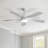 Damecia 52'' Ceiling Fan with LED Lights-297176344