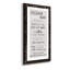 "Bathroom Rules" - Art textuel sur toile-451820804