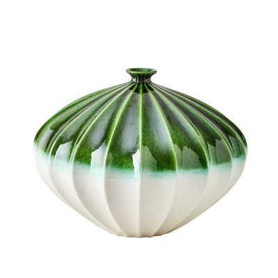 Furrow Handmade Ceramic Table Vase