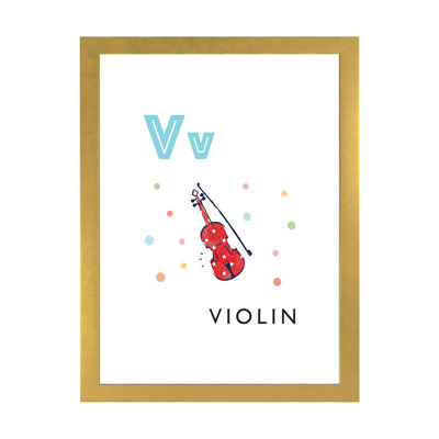 " Alphabet Flash Cards V "