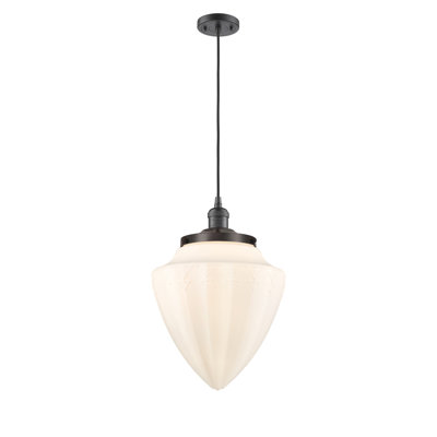 Luminaire suspendu simple à 1 lumière
