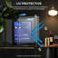HOMCOM Single Zone 43cm Freestanding, Countertop 16 Bottle Wine Refrigerator with Reversible Door