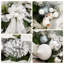 Couronne de Noël de 30 pouces avec lumières pour porte d'entrée et fenêtre de foyer