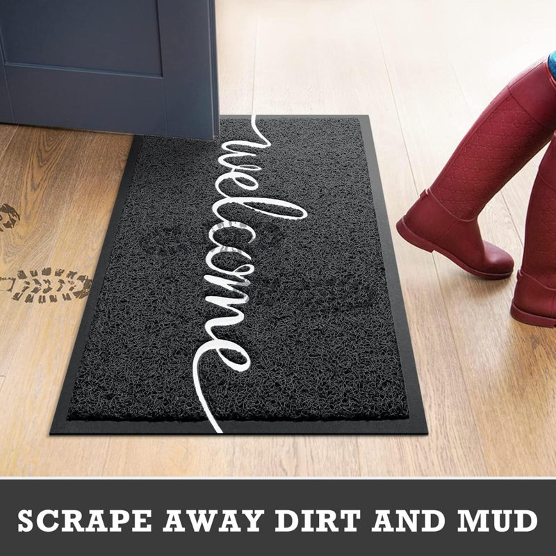 Tapis d'entrée antidérapant pour l'extérieur