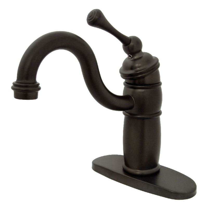 Robinet de bar à fixation sur comptoir 1 trou Kingston Brass, Bronze huilé