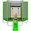 Trampoline d'extérieur polyvalent pour enfants avec caractéristiques de sécurité et de divertissement-113305466
