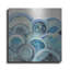 Brayden Studio® «Variation Blue Grey III» par Silvia Vassileva, art mural en métal, MTL-1375-395333