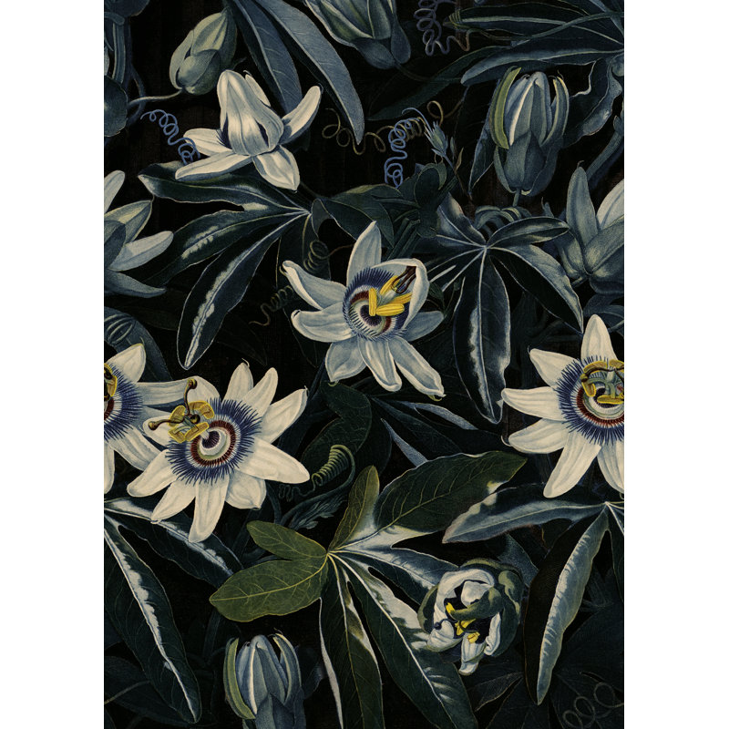 Superfresco Easy Midnight Flora Navy Print To Order Mural