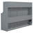 Full Size Bed, Gray Color, Desk Folds Via Hydraulic Means, Suitable For Small Spaces In Homes, 600 - Lb Capacity-993842050