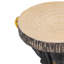Tabouret de table d'appoint à piédestal 22,17 po H Black Dog