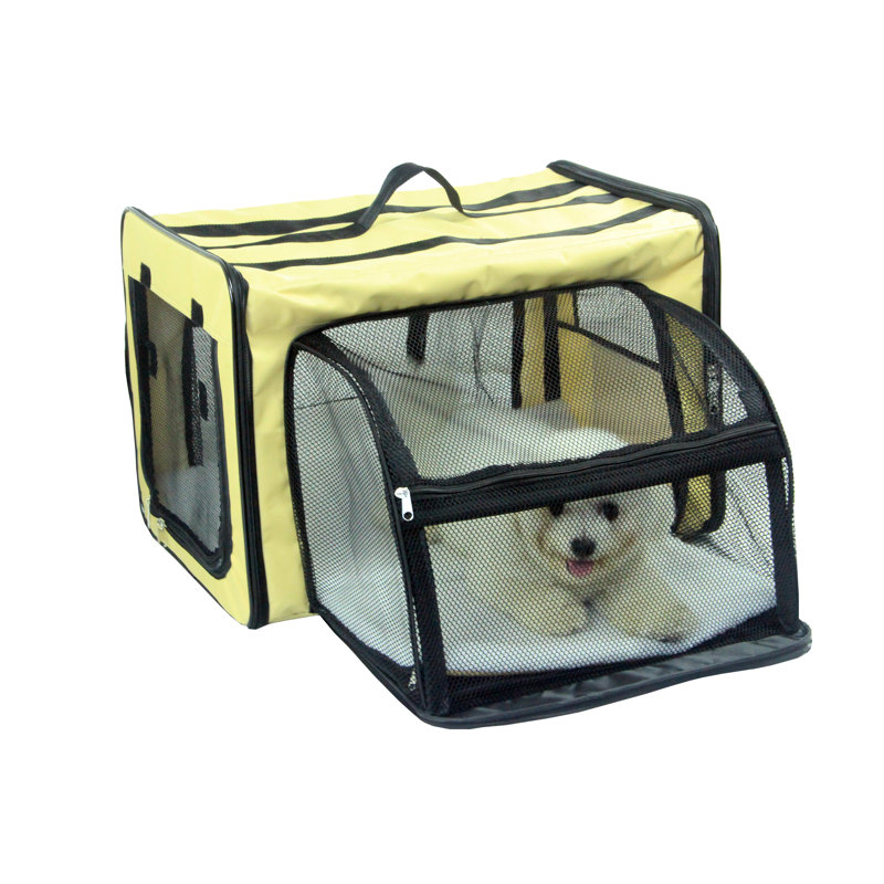 Cage pour chien Capacie Pet Capac, Très grand (H 24,8 po x l 24,8 po x P 35,8 po), Kaki