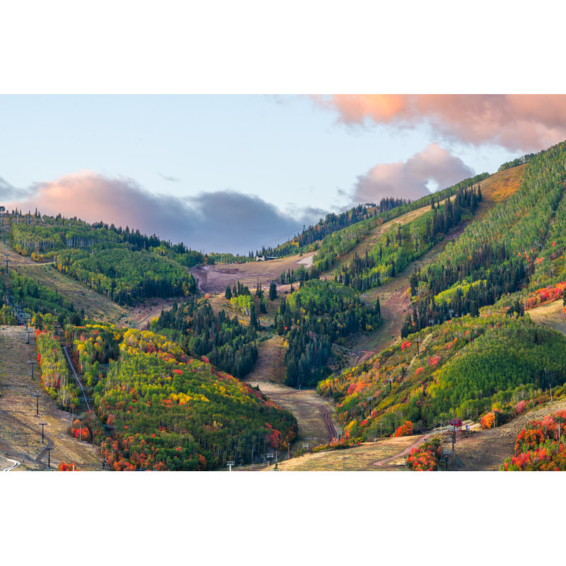 Park City, Utah - Photographie sur toile tendue, H 32 po x l 48 po