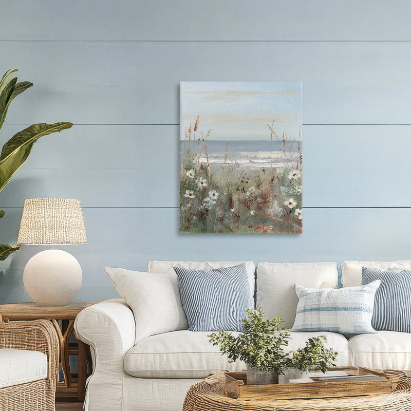 Toile sauvage Wild Coast Coastline, conception de Sally Swatland, H 40 po x l 30 po
