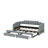 Twin XL Size Extendable Upholstered Daybed With Two Storage Drawers And LED Light,Twin XL To King Daybed-142036927