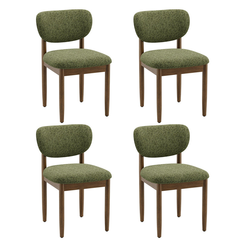 Corsica 48 cm H Fabric Side Chair, Green