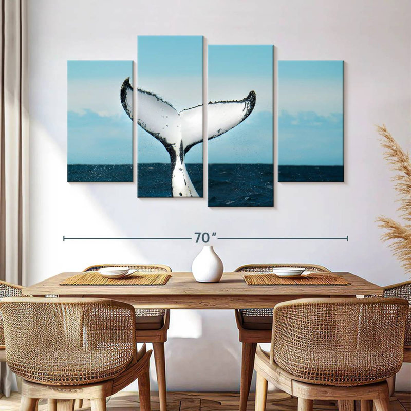 Brampt Whale Fluke, 42" H x 68" W