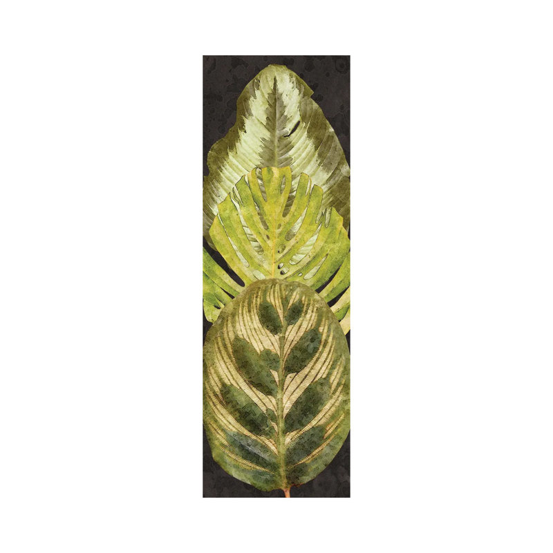 Tropic Collection V by Alonzo Saunders - Wrapped Canvas Painting, 30.48 cm H x 91.44 cm W x 1.91 cm D