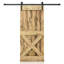 Porte de grange à panneaux et en bois avec quincaillerie d'installation-49400391-49249317-87953084