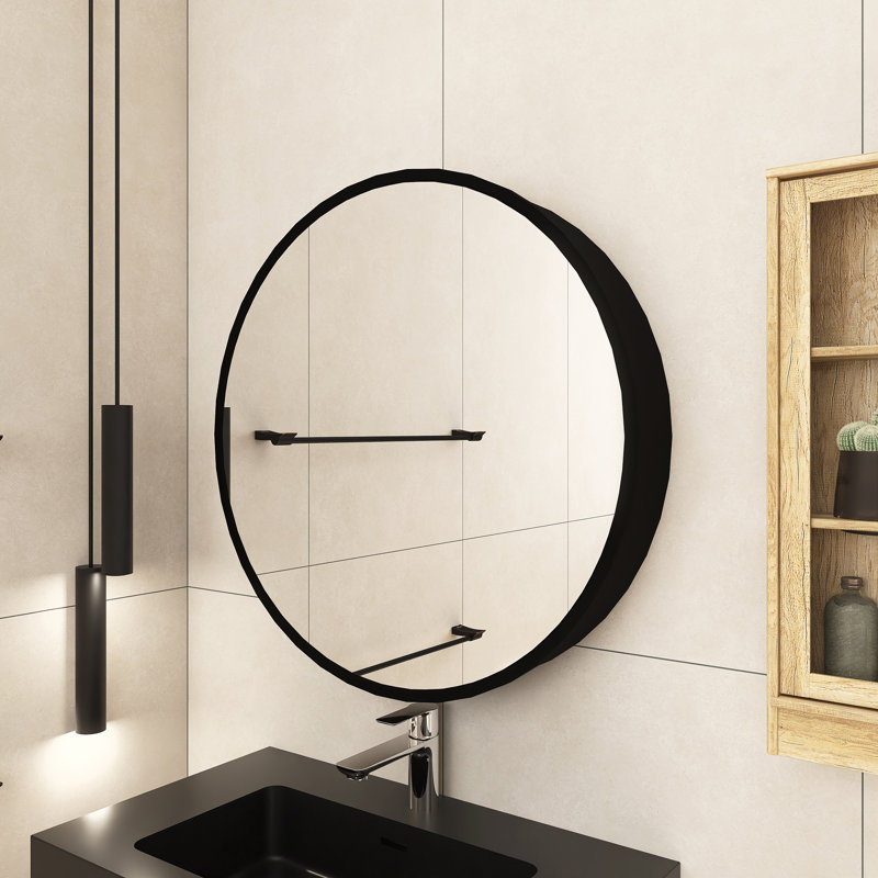 Pharmacie avec cadre en fer à fixation en surface avec porte en miroir et tablette amovible, H 30 po x l 30 po x P 4,9 po