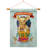 Double Sided 40'' H x 28'' W Polyester Animal Flag Set