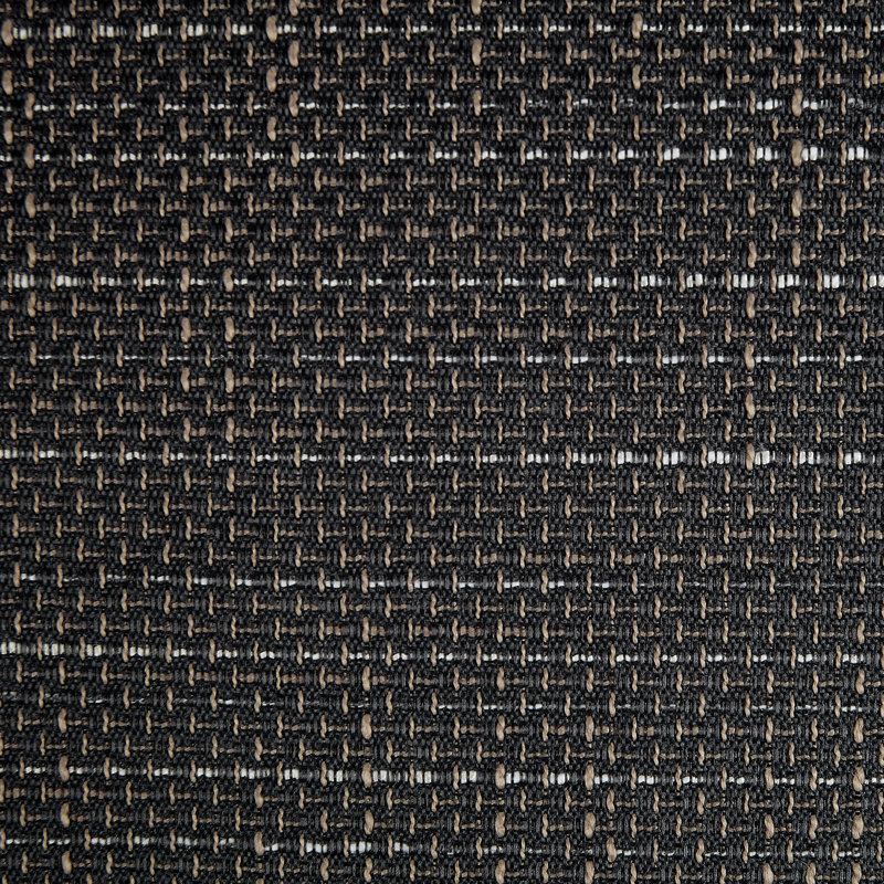 Burlap Weave Thermal Extreme 100% Blackout Grommet Curtain Panel, 52" W x 84" L, Coal