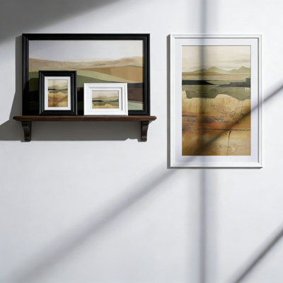 Ensemble de 2 cadres photo en chêne massif 11 x 14 avec passe-partout 8 x 10 et verre trempé - cadres en bois noir à profil mince avec ensemble de suspension murale