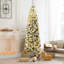 Lighted Artificial Fir Christmas Tree-1091874853