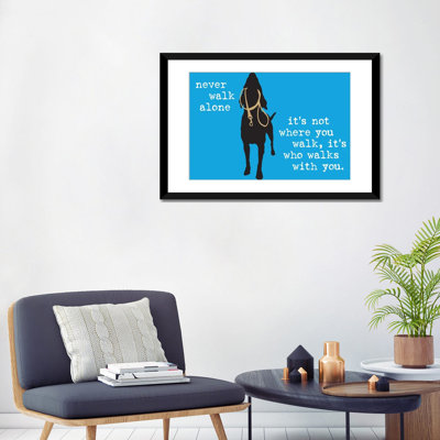 «Never Walk Alone I», impression sur toile